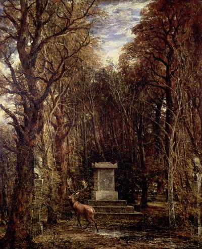 Cenotaph k Reynoldově paměti, Coleorton, c.1833 od John Constable