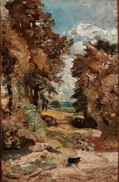 Obilné pole od John Constable