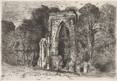 Zříceniny opatství Netley od John Constable