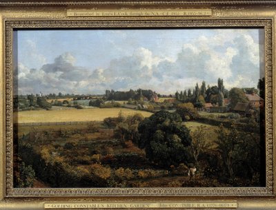 Zeleninová a ovocná zahrada Constable Landscape anglického venkova. Obraz Johna Constabla (1776-1837) 1815 Ipswich. Městské muzeum od John Constable