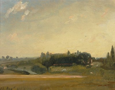 Pohled směrem k faře, East Bergholt, 1813. od John Constable