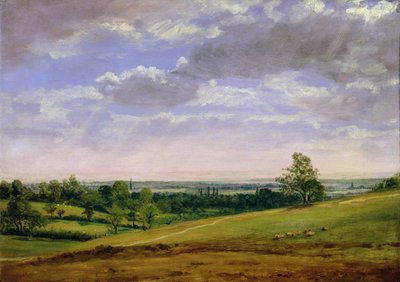 Pohled z kopce Highgate Hill od John Constable