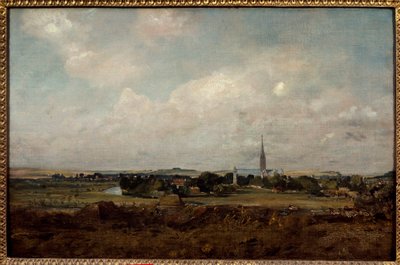 Pohled na Salisbury v Anglii Obraz Johna Constabla (1776-1837) (ek.engl.) Sun. 0,35x0,51 m Paříž, Musee du Louvre. od John Constable