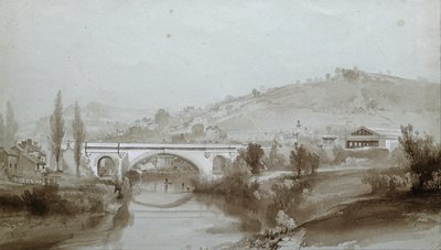 Koupel. Svatojakubský most od John Cooke Bourne