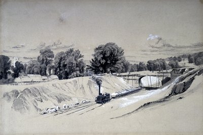 Berkhamsted, Hertfordshire, 5. června 1837 (pero a inkoust a mytí na papíře) od John Cooke Bourne