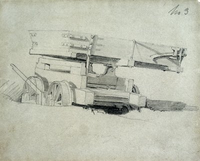 Dodavatelé sklápěcí vůz, č. 3, 30. léta 19. století (pero, inkoust a mytí na papíře) od John Cooke Bourne