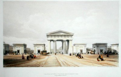Vstupní portikus, Euston Grove Station, z 