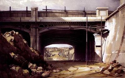 Hampstead Road Bridge od John Cooke Bourne