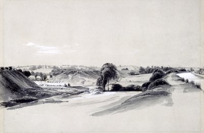 Výroba a nábřeží, Bugbrooke, 10. července 1837 (pero, inkoust a mytí na papíře) od John Cooke Bourne