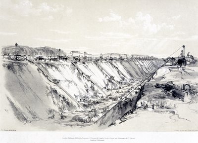 Řezání Tringu, 19. června 1837 od John Cooke Bourne