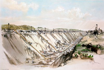 Řezání tringů, London & Birmingham Railway, 17. června 1837 1839 od John Cooke Bourne