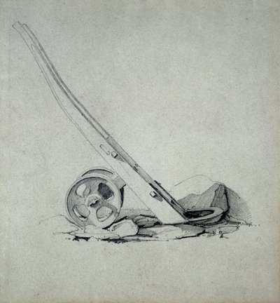 Náklaďák, 30. léta 19. století (pero, inkoust a mytí na papíře) od John Cooke Bourne