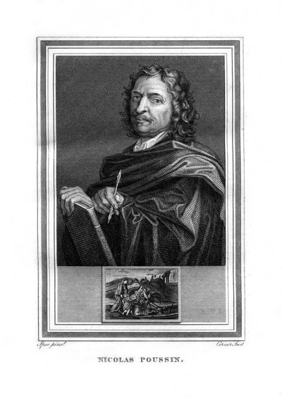 Nicolas Poussin, francouzský malíř, 1825. od John Corner
