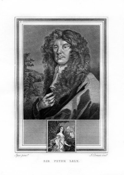 Sir Peter Lely, holandský malíř anglického baroka, 1825. od John Corner