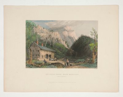 Notch House, White Mountains, New Hampshire, ilustrace pro Nathaniela Parkera Willise od John Cousen