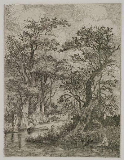 Riverscene, hospoda. od J. & W. Freemana, 1821 od John Crome