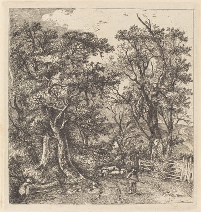 Silniční scéna, Hethersett od John Crome