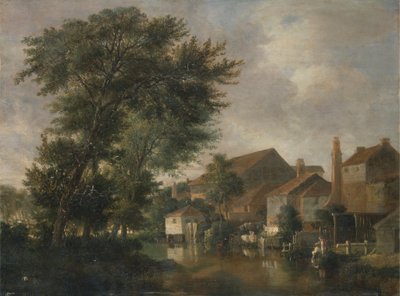 Řeka Wensum, Norwich od John Crome