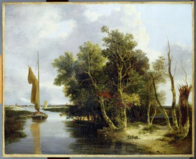Wherries on the Yare (olej na plátně) od John Crome