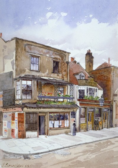 Roh Cheyne Walk a Lawrence Street, Chelsea, Londýn, 1883 od John Crowther