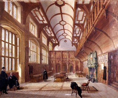 Interiér Charterhouse, Londýn, 1885 od John Crowther