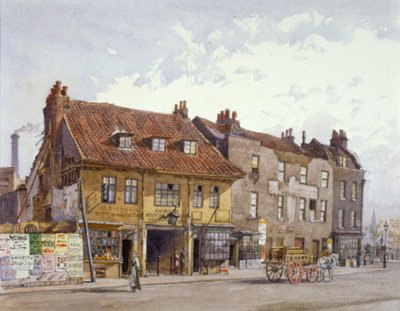 Lambeth Bridge Road, Lambeth, Londýn, c1874 od John Crowther