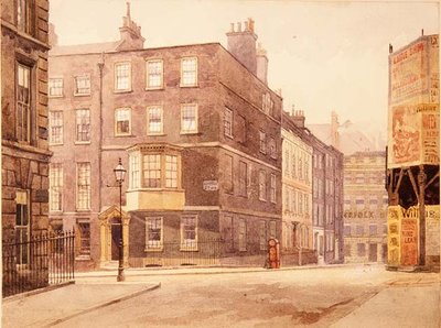 Norfolk Street, cca 1880 (akvarel) od John Crowther