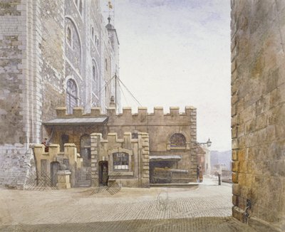 Ordnance Office ve spodní části Bílé věže, Tower of London, Stepney, Londýn, 1883 od John Crowther