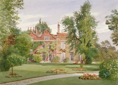 Boční pohled na Raleigh House, Brixton Hill, Lambeth, Londýn, 1887 od John Crowther