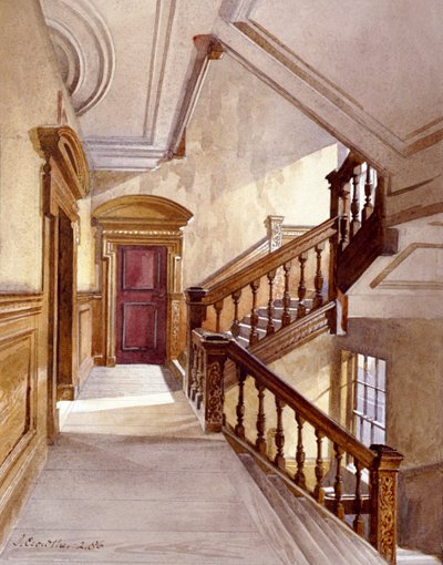 Dům sira Christophera Wrena, Botolph Lane, Londýn, 1886. od John Crowther