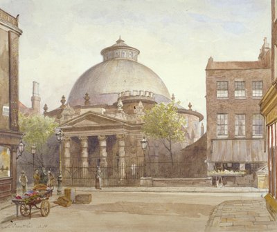 Spa Fields Chapel, Exmouth Street, Finsbury, Londýn, 1886 od John Crowther