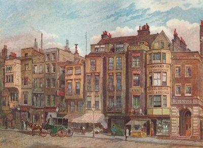 The Strand, Opposite The Law Courts, Westminster, Londýn, 1881 1926. od John Crowther