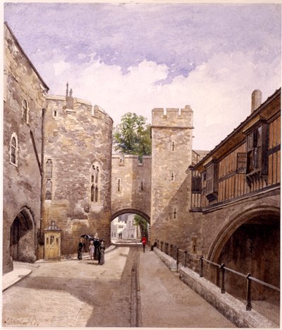 Tower of London, Londýn, 1883 od John Crowther
