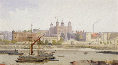 Tower of London, Stepney, Londýn, c1883 od John Crowther