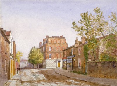Pohled na Mawson House, Chiswick Lane, Chiswick, Londýn, 1882 od John Crowther