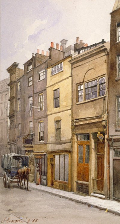 Pohled na sál farního úředníka, Silver Street, Londýn, 1888 od John Crowther