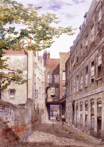 White Horse Inn, Fetter Lane, Londýn, 1882 od John Crowther