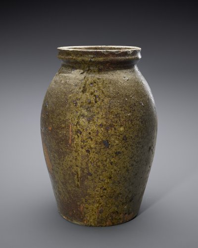 Jar, c. 1850-1883 (alkalická glazovaná keramika) od John Davis (attr.to) Leopard