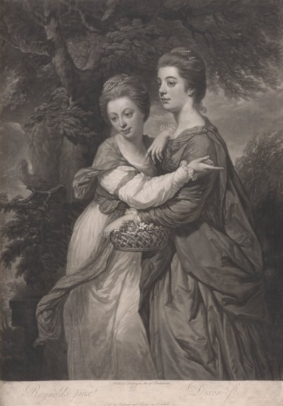 Elizabeth a Emma Crewe od John Dixon