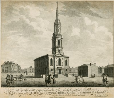 Severozápadní pohled na St Giles