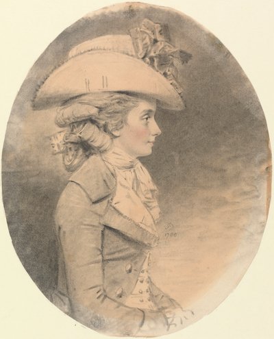 paní Ives z Cattonu od John Downman