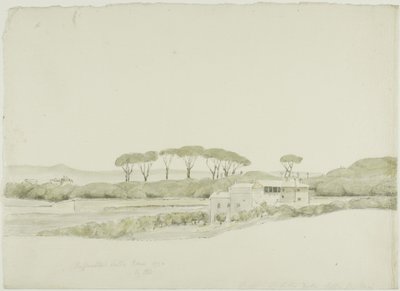 Raffaelova vila Medici, Řím od John Downman