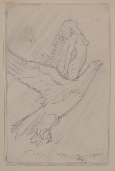 Ceyte se pokouší dosáhnout slunce (tužka) od John Duncan