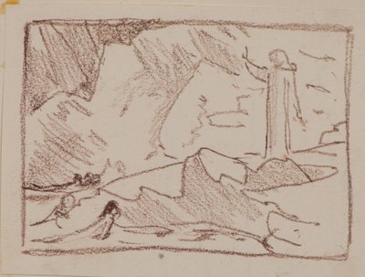 Columba žehná mořským pannám (tužka) od John Duncan
