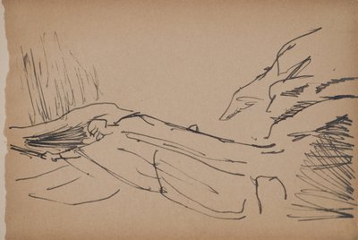 Bez názvu (pero a inkoust) od John Duncan
