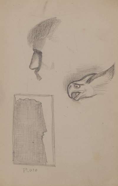 Bez názvu [náčrtky tužkou] (tužka) od John Duncan