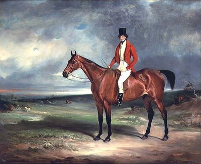 Sir James Bushell z Auchenlecku o "loupeži od John E. Ferneley