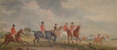 The Quorn Hunt: Umělec a jeho přátelé odjíždějí od John E. Ferneley