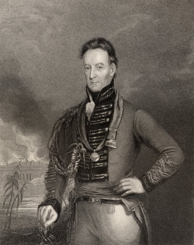 Sir Charles Shipley, guvernér Grenady, vyryto H. Cookem, z 