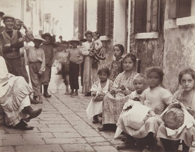 Burano - Krajkářky od John Edward Alyosius Steggall